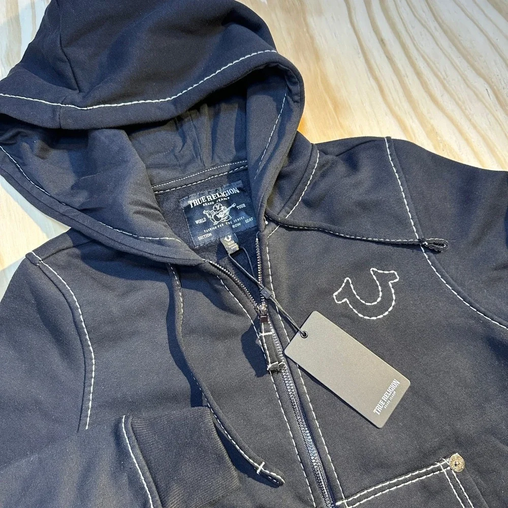 True Religion premium zip